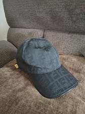 Caps Fendi Monogram Black Hat
