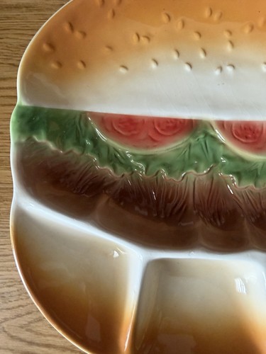 Hamburger piatto diviso - hamburger,