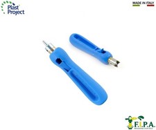 Fustella punzonatrice fora tubi crea buchi tubo polietilene PN4 PN6 Varie misure