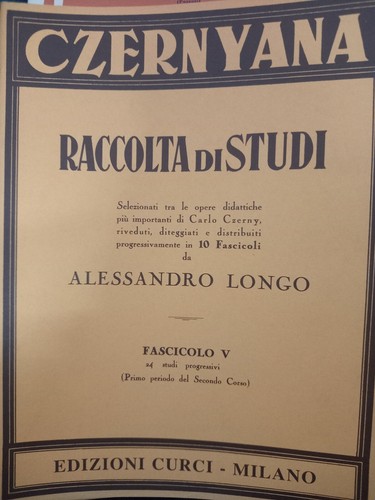 Czernyana raccolta studi - raccolta,