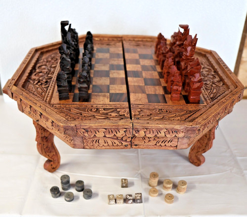 Tavolo gioco ottagonale 3 - tavolo,