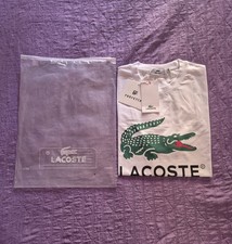 T-shirt Lacoste tg M girocollo nuova con cartellino e Busta