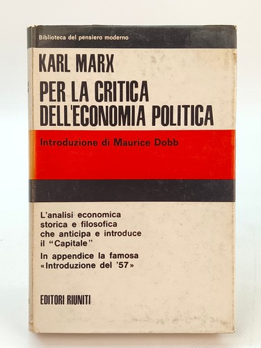 Per critica dell economia - la, dell'economia
