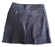 Gonna da donna a Pieghe Woolrich Minigonna Fustagno Marrone Cotone Skirt Tg 28 