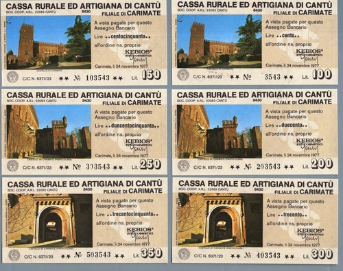 Vl0056 miniassegni figurati - miniassegni,