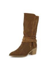 Stivaletti texani donna cuoio