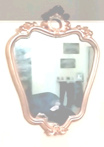 Specchio legno dorato - legno,