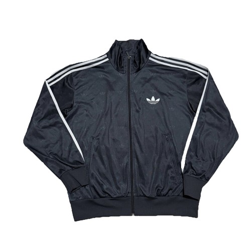 Adidas track jacket nero uomo - track,