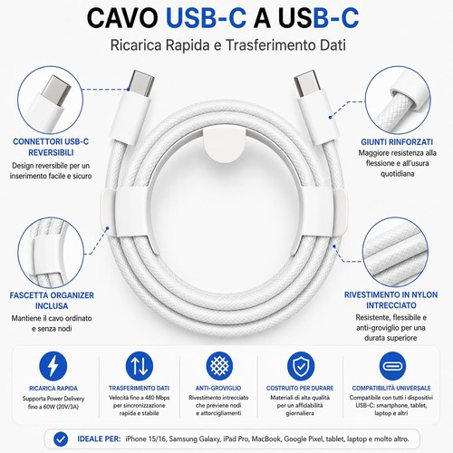 Cavo ricarica apple - ricarica,