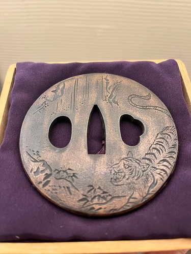 Antica spada giapponese - , tsuba