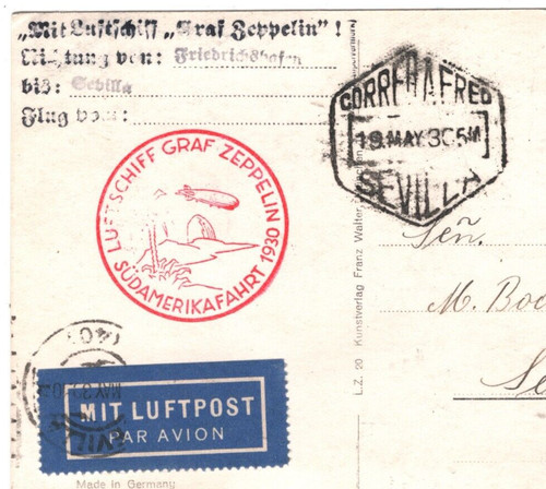 Germany graf zeppelin air 1930 - graf,
