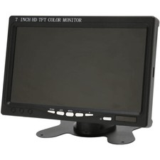 Monitor lcd 7 pollici hdmi vga a colori 2 ingressi audio video per auto camper