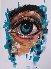 Occhio Astratto - Dipinto