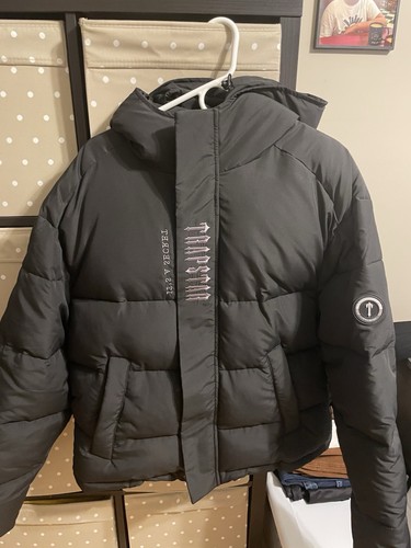 Trapstar black hooded full zip - trapstar,