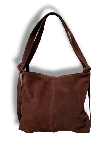 Borsa zaino scamosciata vera - borsa,