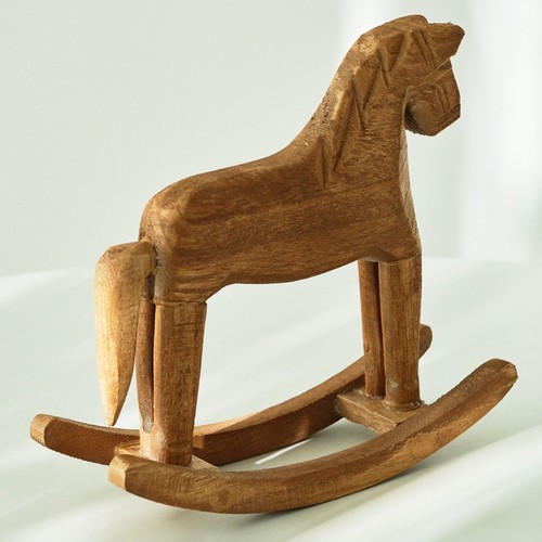 Cavallo dondolo legno - cavallo, a