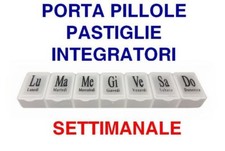 Portapillole settimanale - portapillole,