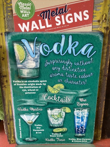 Metal wall sign - xl,