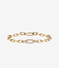 Bracciale crystal link gold