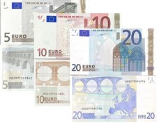 Euro Set 3 Pezzi 5 10 20 Euro