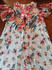 ZARA Abito Bambina 13-14 Anni Multicolore Floreale