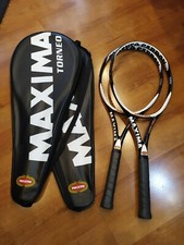 Rara coppia Racchette Tennis Maxima Torneo Carbon 