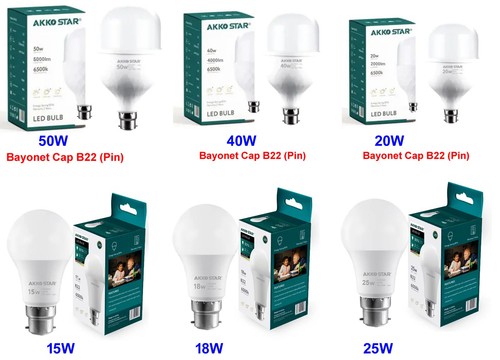 Lampadina b22 tappo - tappo, a