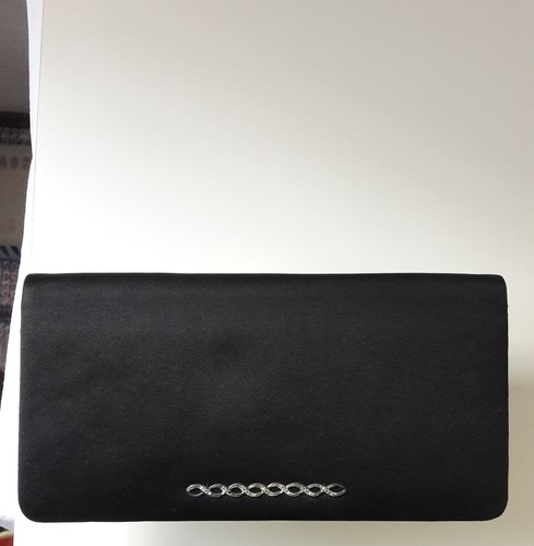 Pochette donna nera poliestere