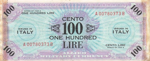 Italy 100 lire series - 100,