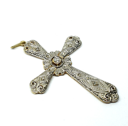 Antica croce oro - 18kt, con