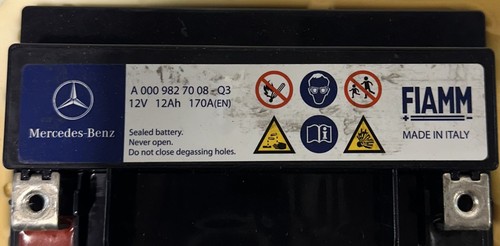 A0009827008 batteria ausiliare