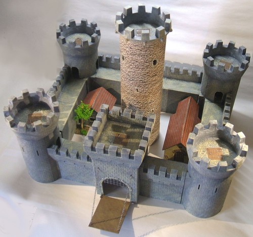 Diorama scenery medieval - 1:72,