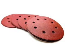 20 dischi abrasivi a 8 fori 125 mm resistenti AGB carta vetrata per lev