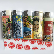 ACCENDINI SMOKING DA COLLEZIONE SERIE MINI HAPPY DAYS SET 5 RARISSIMI VINTAGE