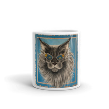 Tazza lucida Blue Main Coon