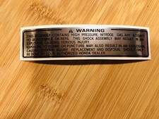 Honda Transalp XL 600 V Adesivo Ammortizzatore Posteriore 1991 / 1999