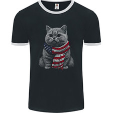 Gatto IN USA Sciarpa Bandiera