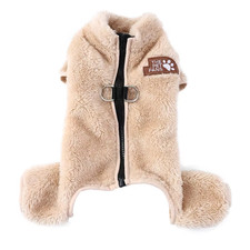 Morbido Pile Vestiti per Cani Inverno Quattro Gambe Coperte Peluche Cappotto per