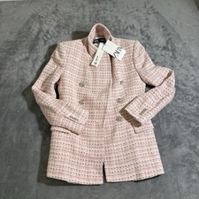 ZARA Blazer Tweed Rosa
