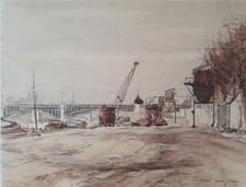 Acquerello Firmato Jeanne