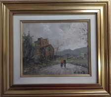 Dipinto ad Olio, Antonio De Vity (1901-1993), autenticato, XX secolo, 25 x 20 cm