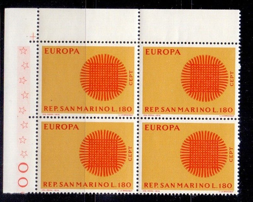 San marino 1970 quartina - marino,