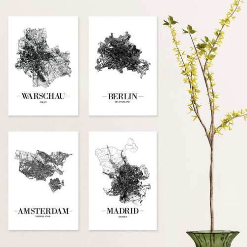 Juniwords poster città a - poster,