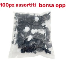 100 PEZZI CLIP DI FISSAGGIO