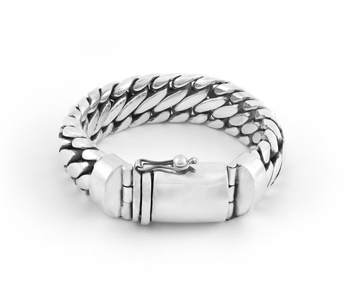 Bracciale pesante argento - pesante, in