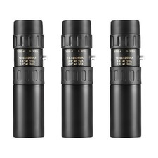  3 Pezzi Monoculare Alta Risoluzione Pratico Telescopio Monoculare Portatile Monoculare