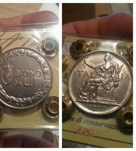Buono lira 1922 vitt - ,