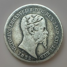 50 CENTESIMI 1852 TORINO R