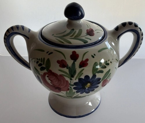Zuccheriera maiolica italia - zuccheriera,