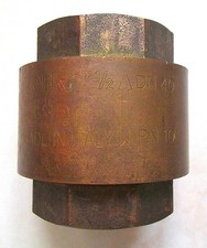 Valvola di ritegno in ottone originale YORK 1” ½ DN40 made in Italy non ritorno